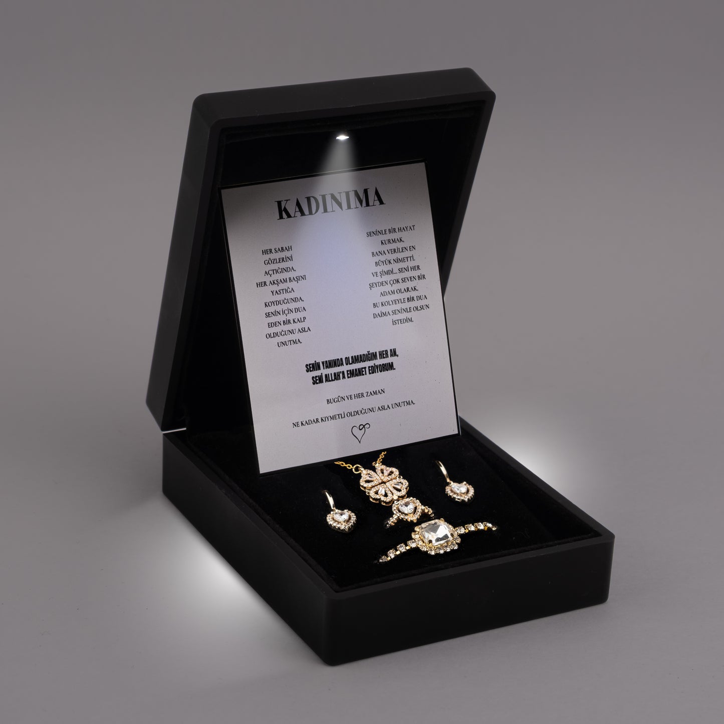 „To My Woman“ Elegance Halskette mit Notiz und Geschenkbox