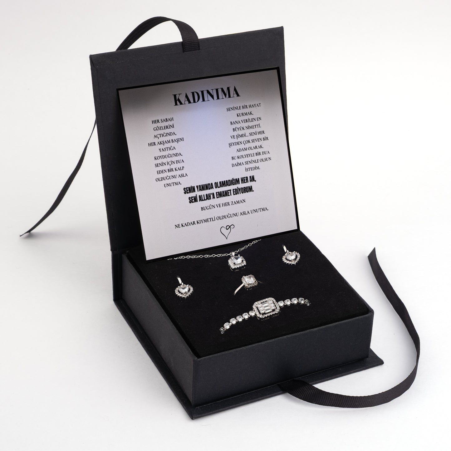 „To My Woman“ Elegance Halskette mit Notiz und Geschenkbox
