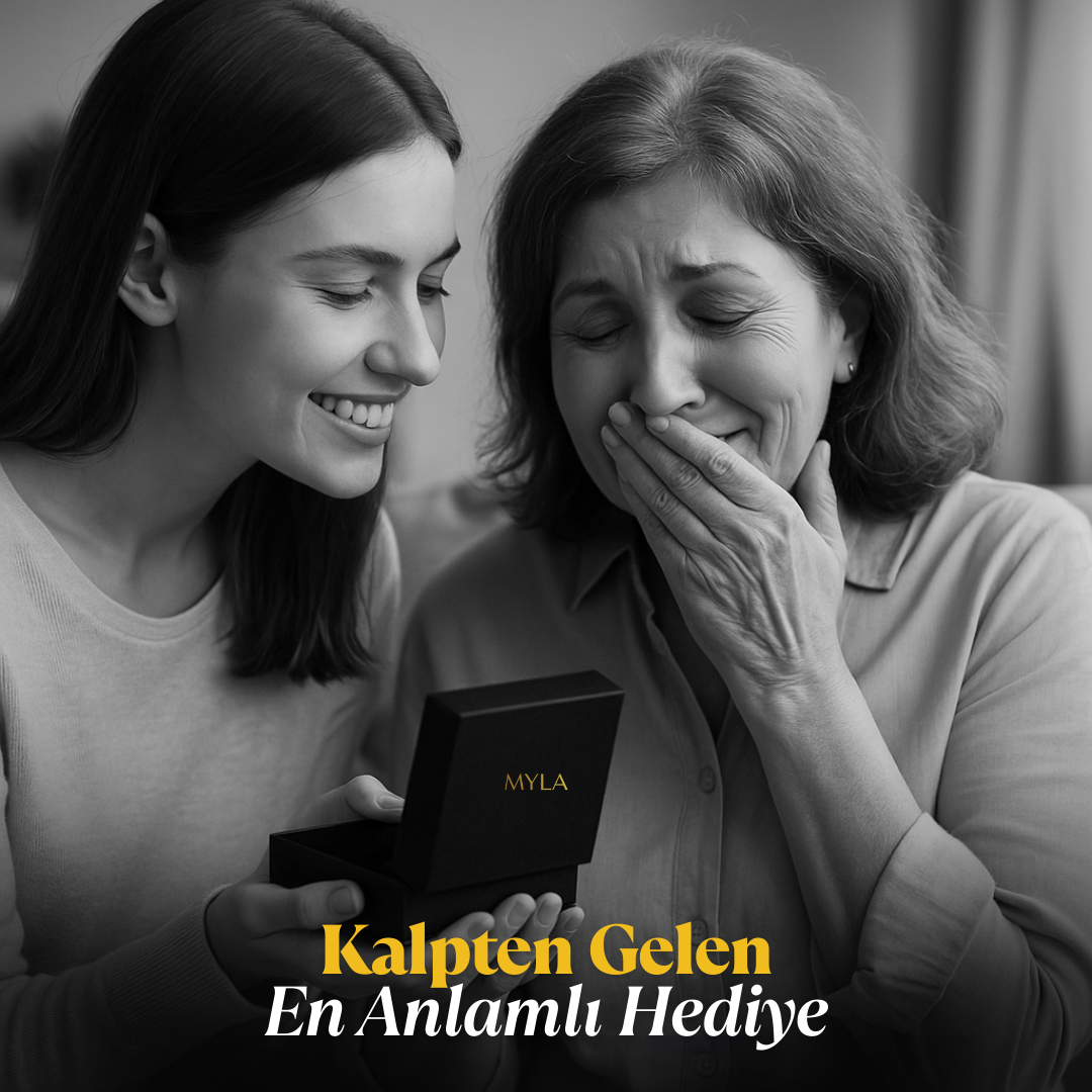 „Für meine Mutter“ Kleeblatt-Halskette mit Notiz und Geschenkbox