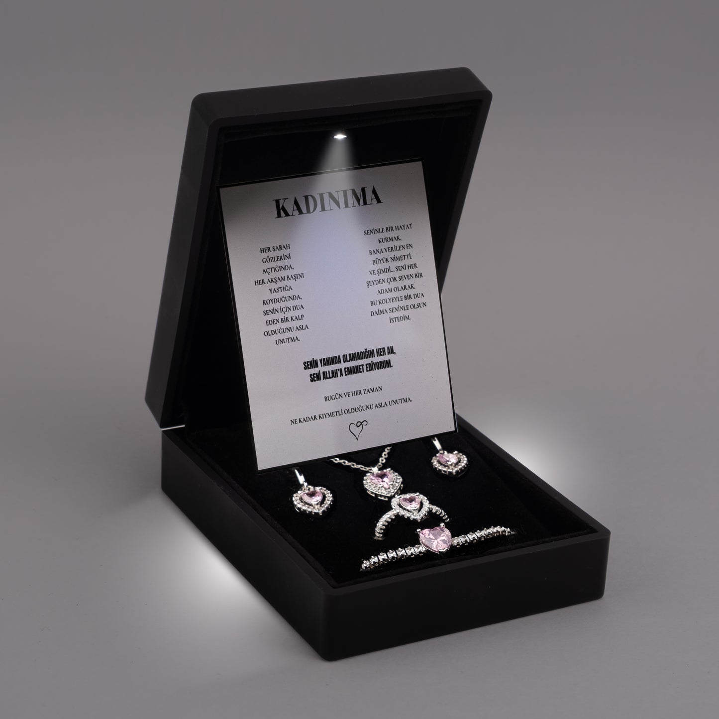 „To My Woman“ Elegance Halskette mit Notiz und Geschenkbox