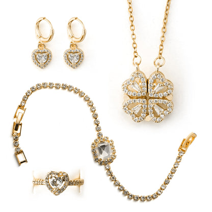 "Kadınıma" Yonca Kolye Hediye Seti