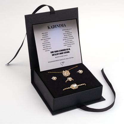 „To My Woman“ Elegance Halskette mit Notiz und Geschenkbox