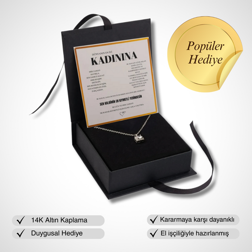 "Kadınıma" Zarafet Kolye Hediye