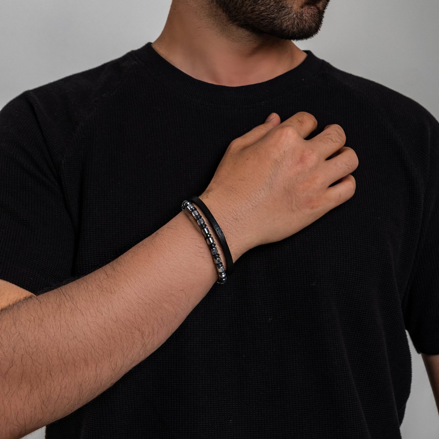 „Für meinen Sohn“-Stick-Halskette mit Notiz und Geschenkbox