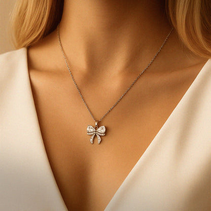 Für meine Tochter Kleeblatt-Halskette mit Notiz und Geschenkbox