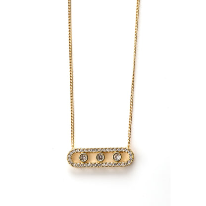 "Sevgilime" Kristal Taşlı Kapsül Kolye Anlamlı Not ve Kutulu