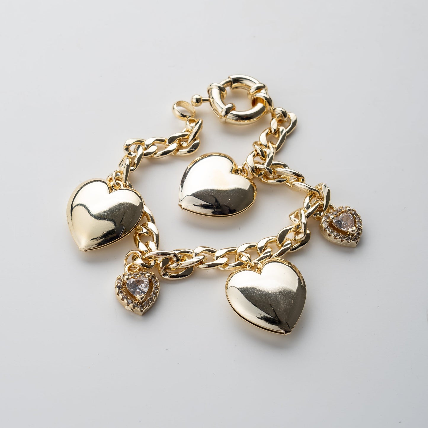 "Kızıma" Balon Kalpli, Charmlı Bileklik Anlamlı Not ve Kutulu