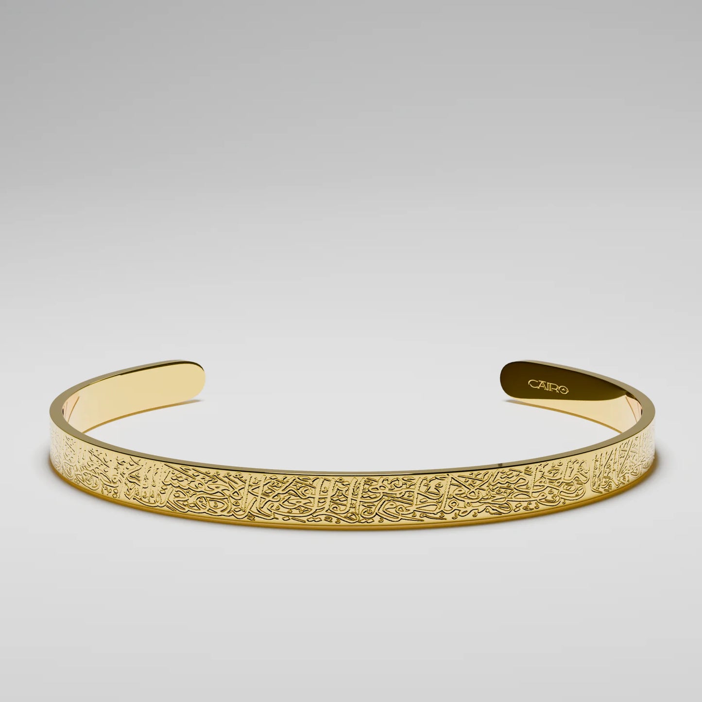 Ayetel Kurs-i Kadın Gold Bileklik