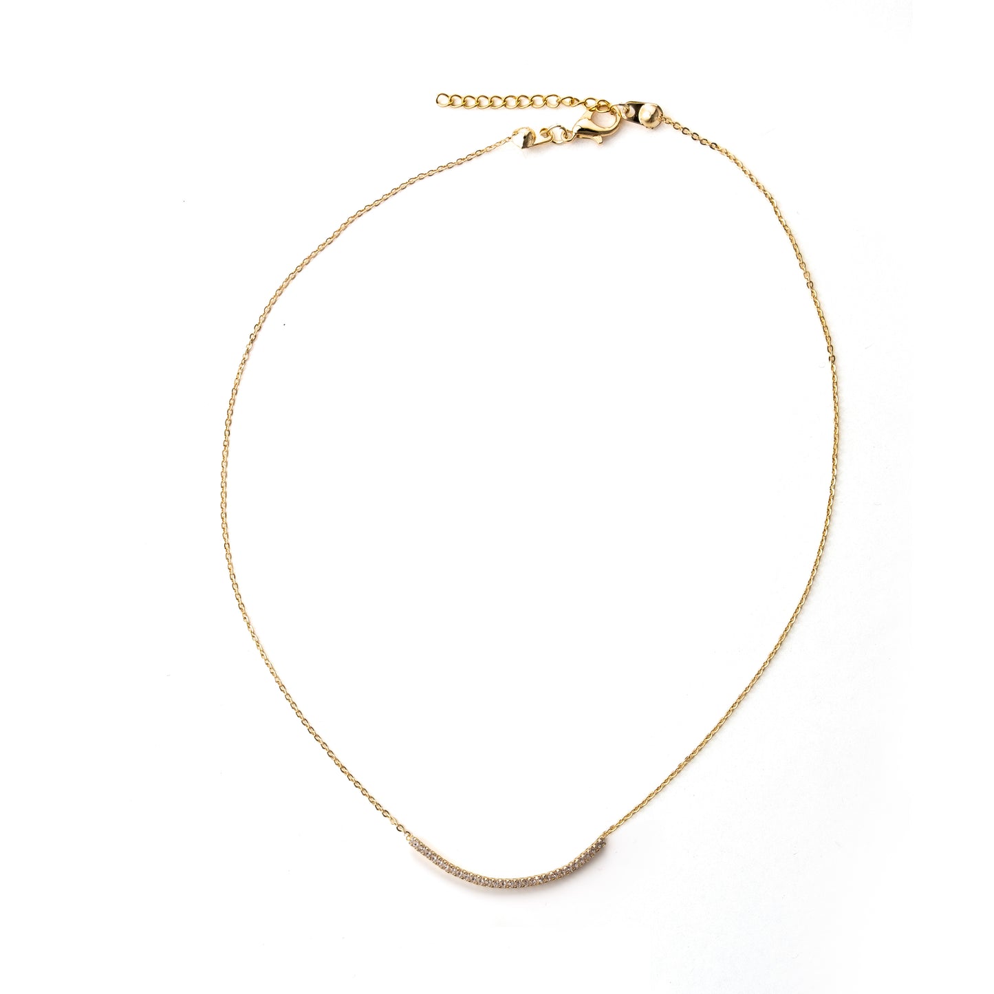 "Sevgilime" Sıra Taşlı Gold Renk Kolye Anlamlı Not ve Kutulu