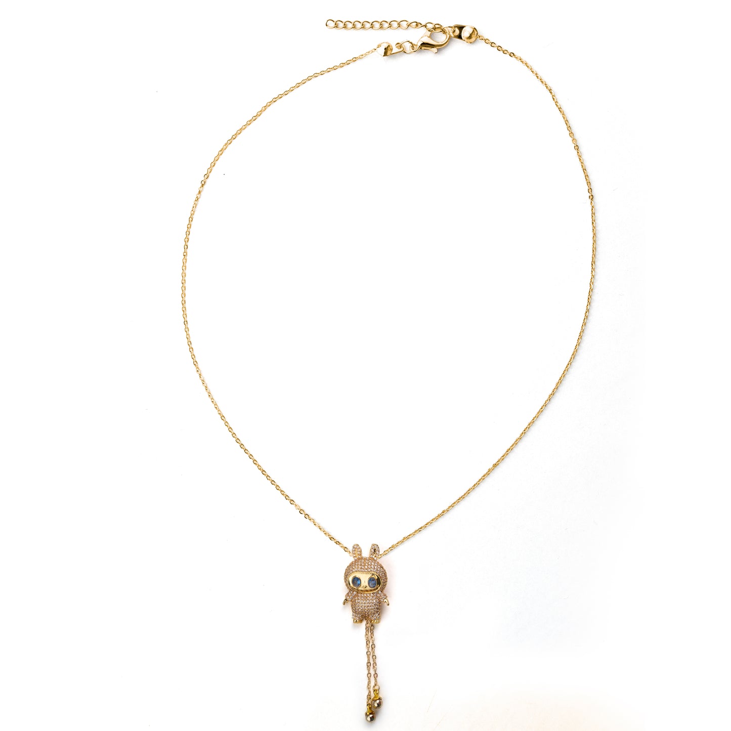 "Küçük Kızıma" Labubu Kolye Anlamlı Not ve Kutulu