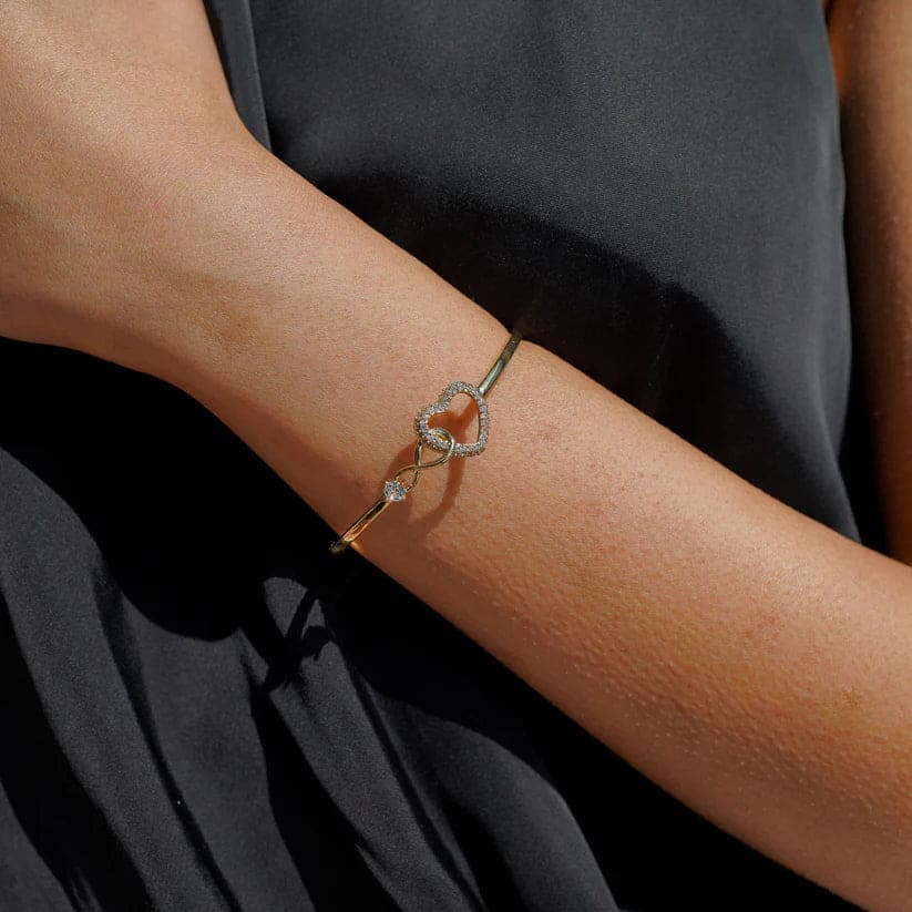 "Kızıma" Sonsuza Dek Bağlı Bileklik Anlamlı Not ve Kutulu