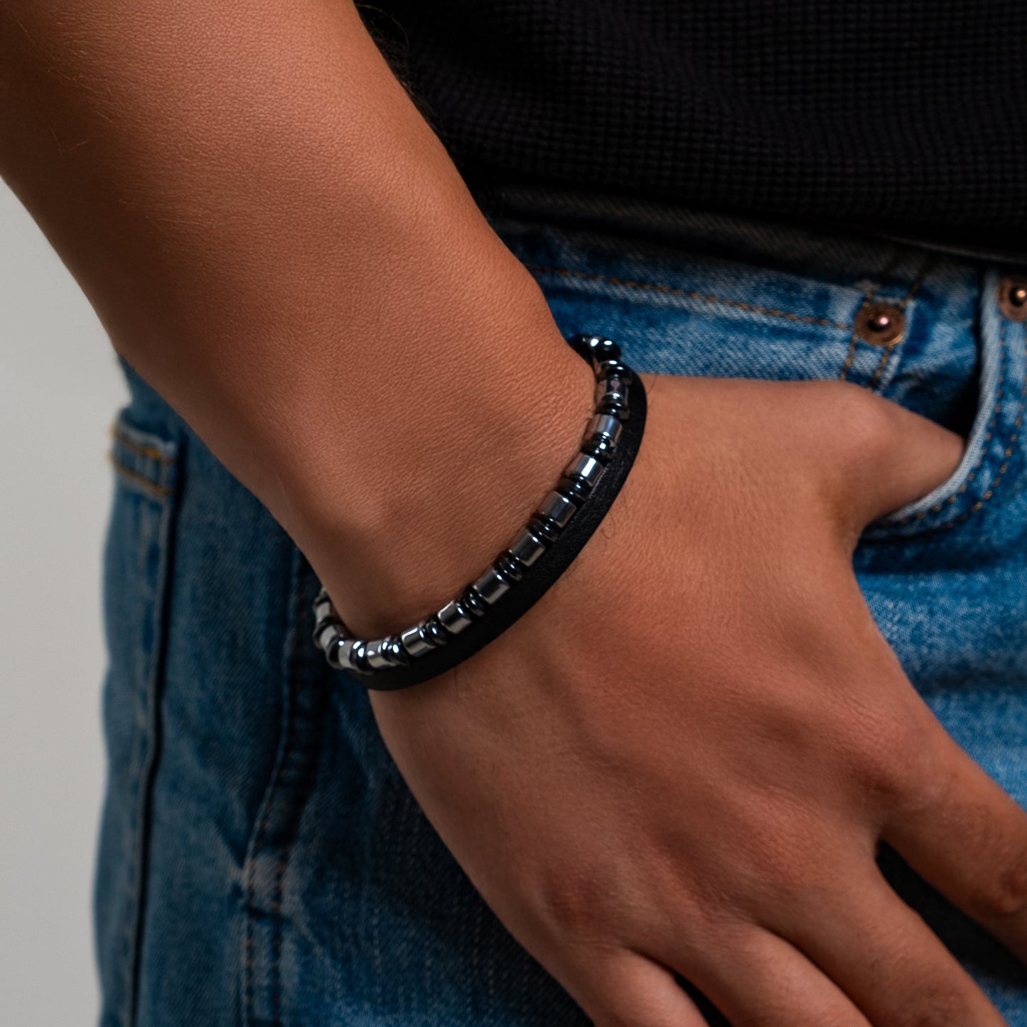 „Für meinen Sohn“-Stick-Halskette mit Notiz und Geschenkbox