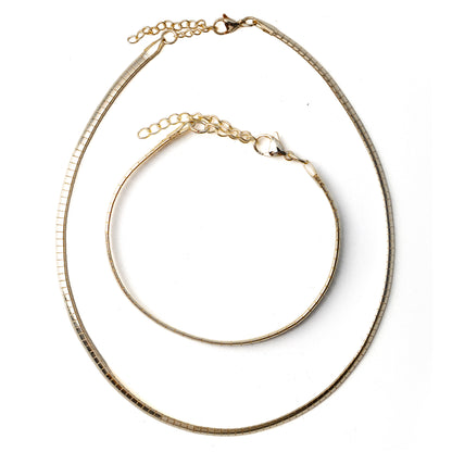 "Kadınıma" Choker Kolye-Bileklik Hediye Seti