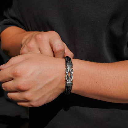 Oğlunuz İçin Sonsuzluk Düğümü Bileklik Notlu Hediye Kutulu