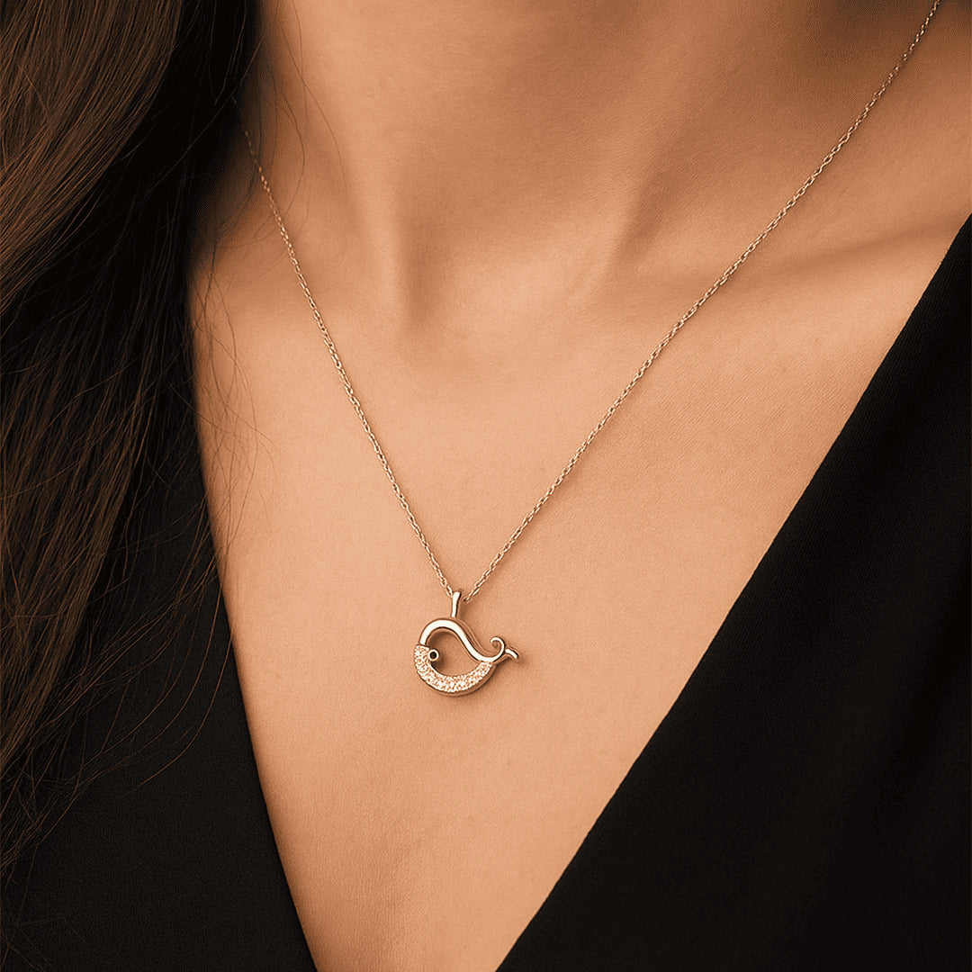 „To My Love“ Liebesherz-Stahlkette mit Notiz und Geschenkbox