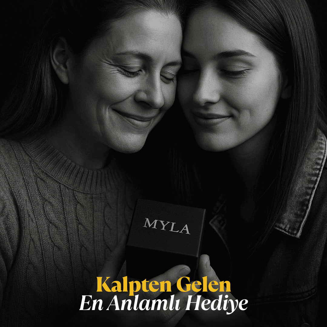 “Kızıma” Taç Model Işıltılı Kolye Anlamlı Notlu ve Kutulu