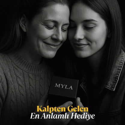 “Kızıma” Taç Model Işıltılı Kolye Anlamlı Notlu ve Kutulu