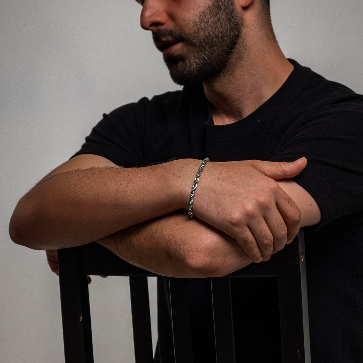 „Für meinen Sohn“-Stick-Halskette mit Notiz und Geschenkbox