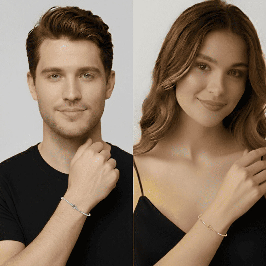 "Sevgilime" İkili Çift Düğüm Bileklik Anlamlı Not ve Kutulu