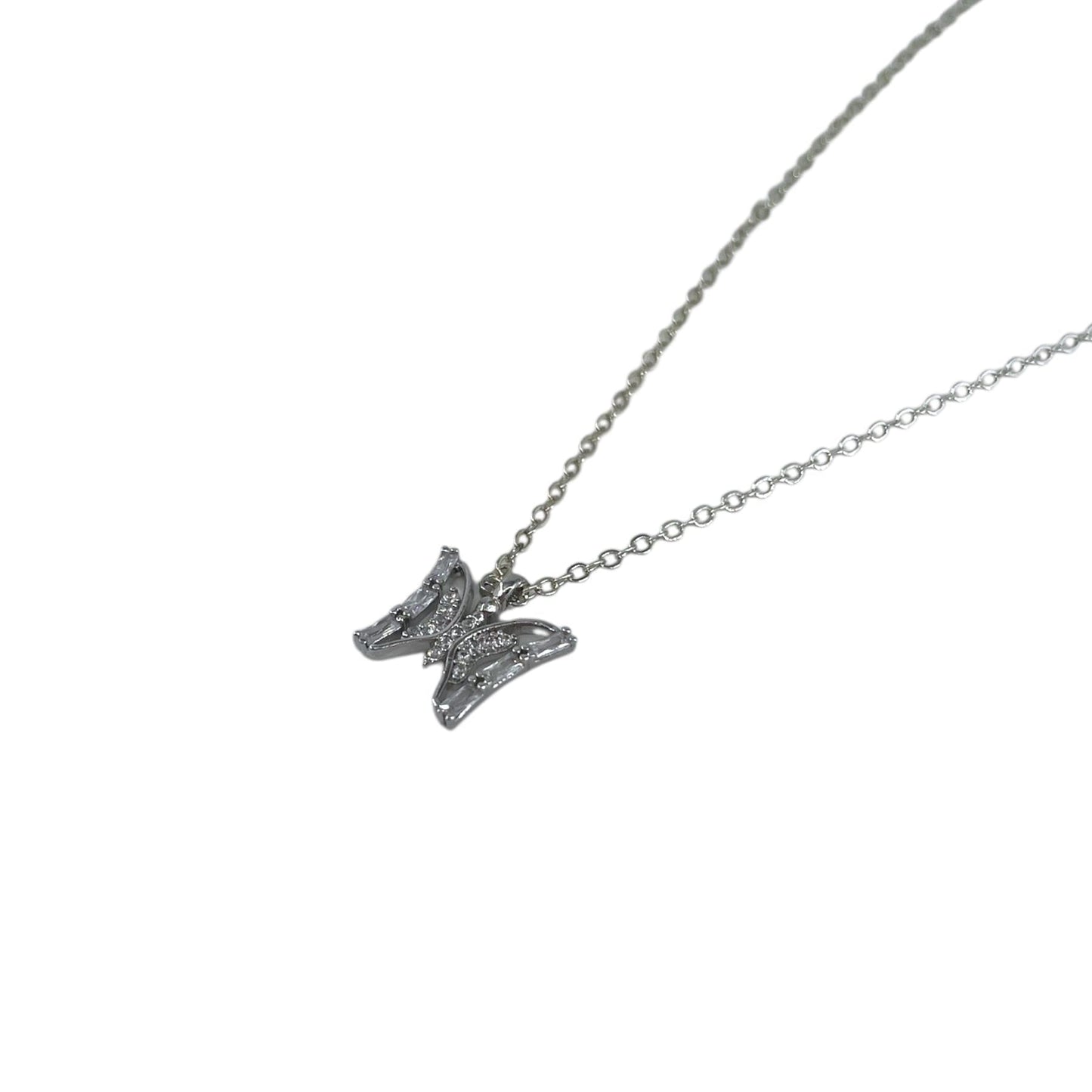 ''Kızıma'' Işıltılı Kelebek Kolye Anlamlı Notlu ve Kutulu