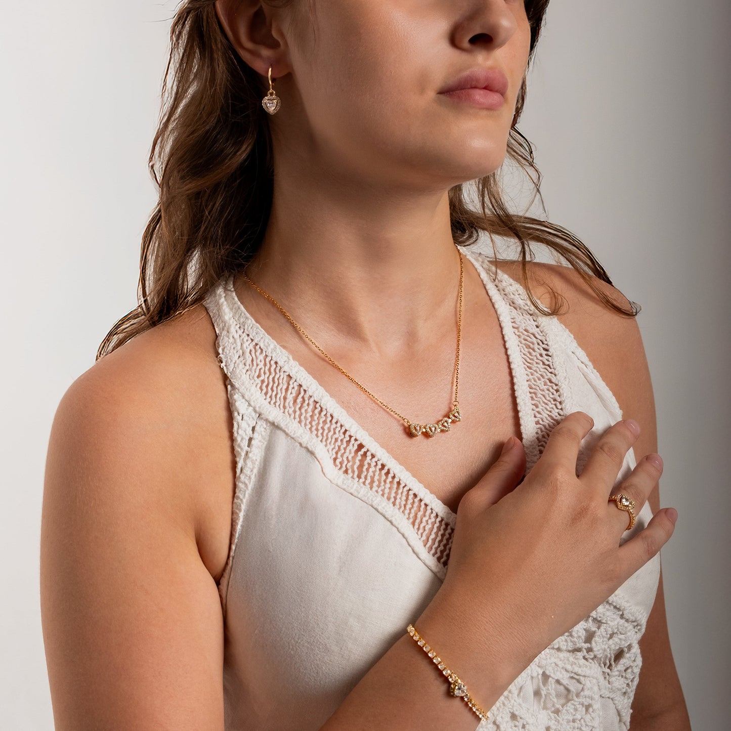 "Kadınıma" Yonca Kolye Hediye Seti