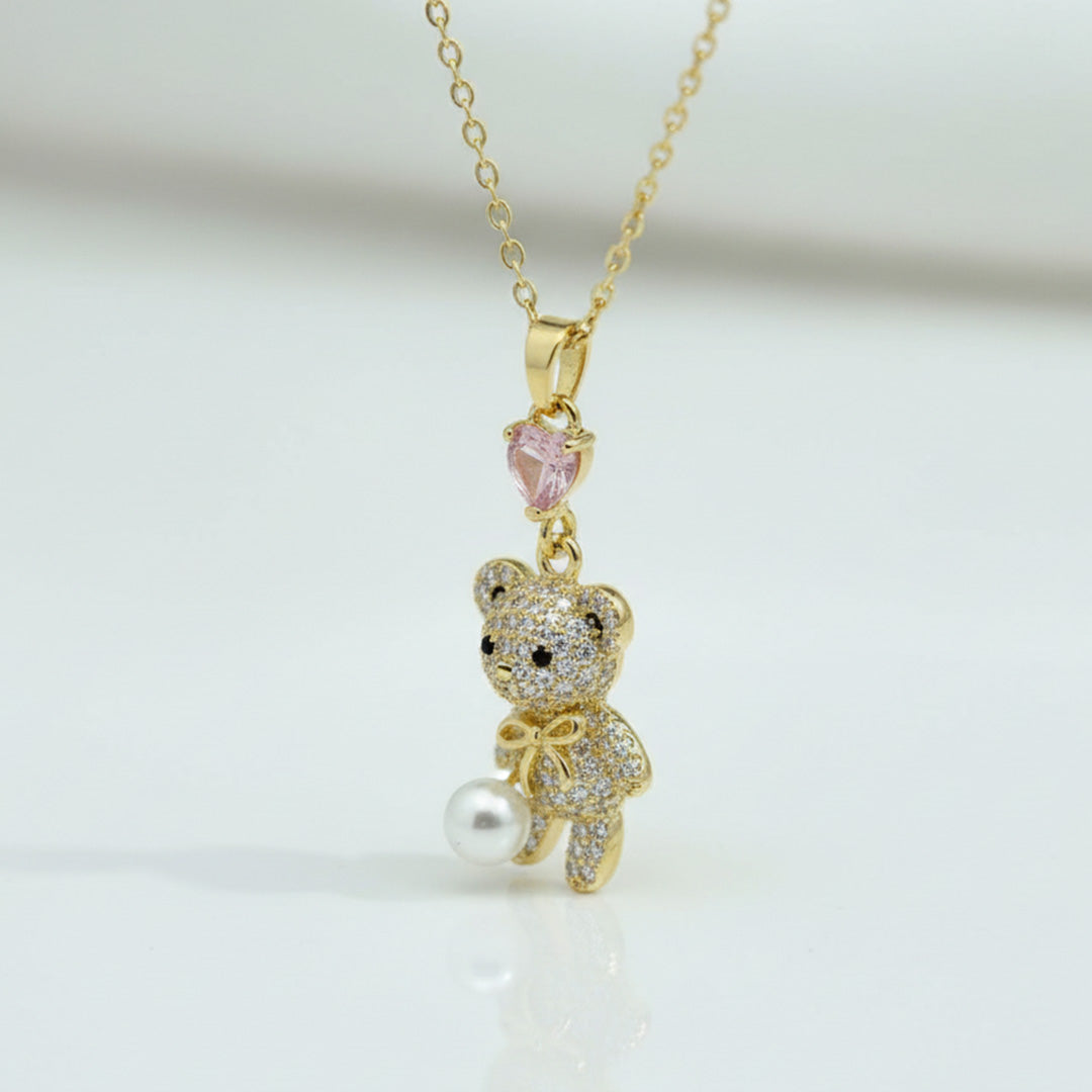 „To My Love“ Liebesherz-Stahlkette mit Notiz und Geschenkbox