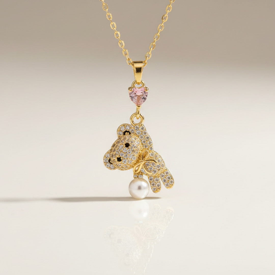 „To My Love“ Liebesherz-Stahlkette mit Notiz und Geschenkbox