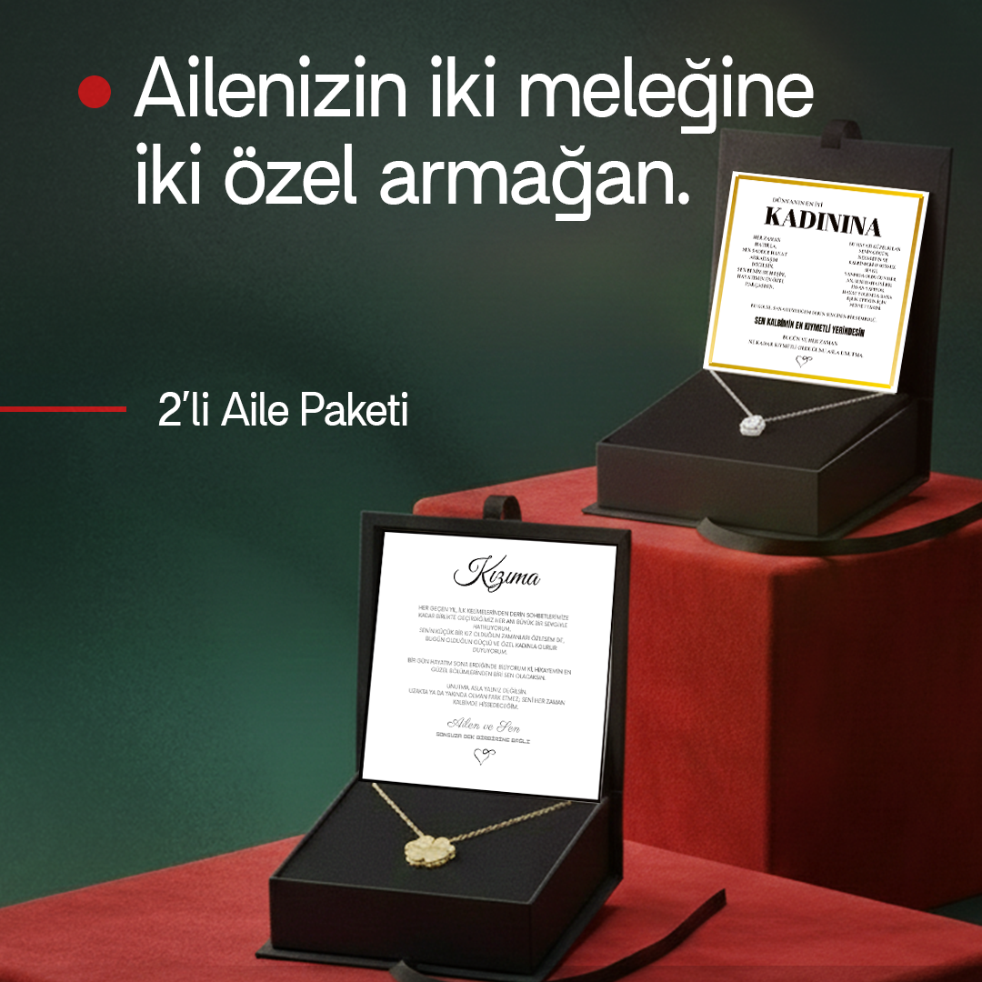 Myla 2'li Aile Paketi ''Kızıma Yonca ve Kadınına Zarafet''