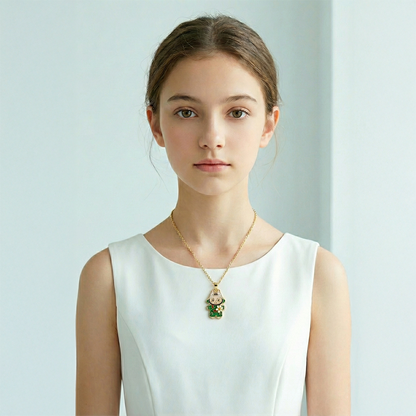 "Küçük Kızıma" Labubu Kolye Anlamlı Not ve Kutulu