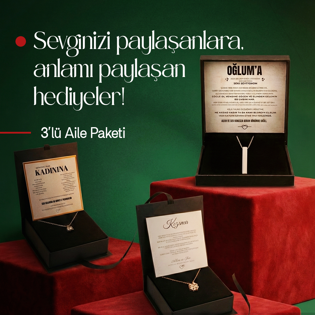 Myla 3'lü Aile Paketi (Kızınıza, Kadınınıza ve Oğlunuza)