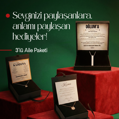 Myla 3'lü Aile Paketi (Kızınıza, Kadınınıza ve Oğlunuza)