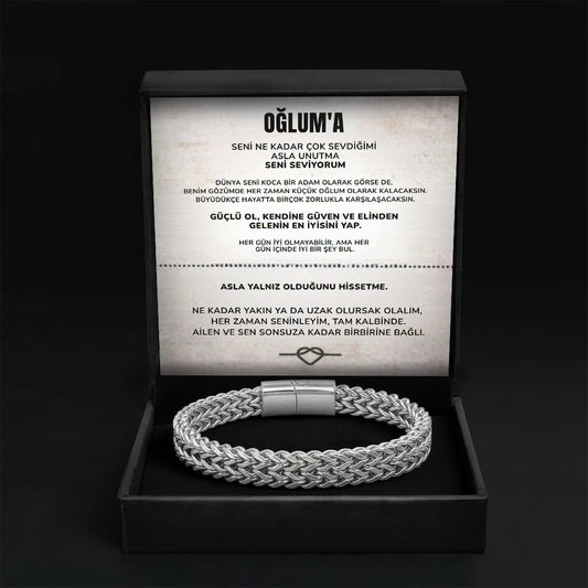 „Für meine Mama“ Infinity-Armband mit Notiz und Geschenkbox