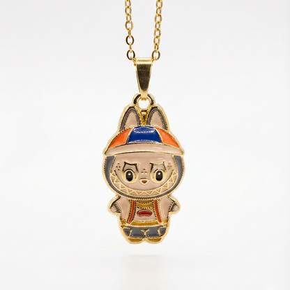 "Küçük Kızıma" Labubu Kolye Anlamlı Not ve Kutulu