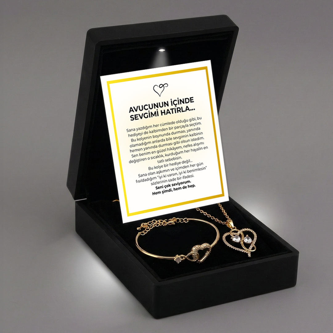 „Für meine Mama“ Infinity-Armband mit Notiz und Geschenkbox