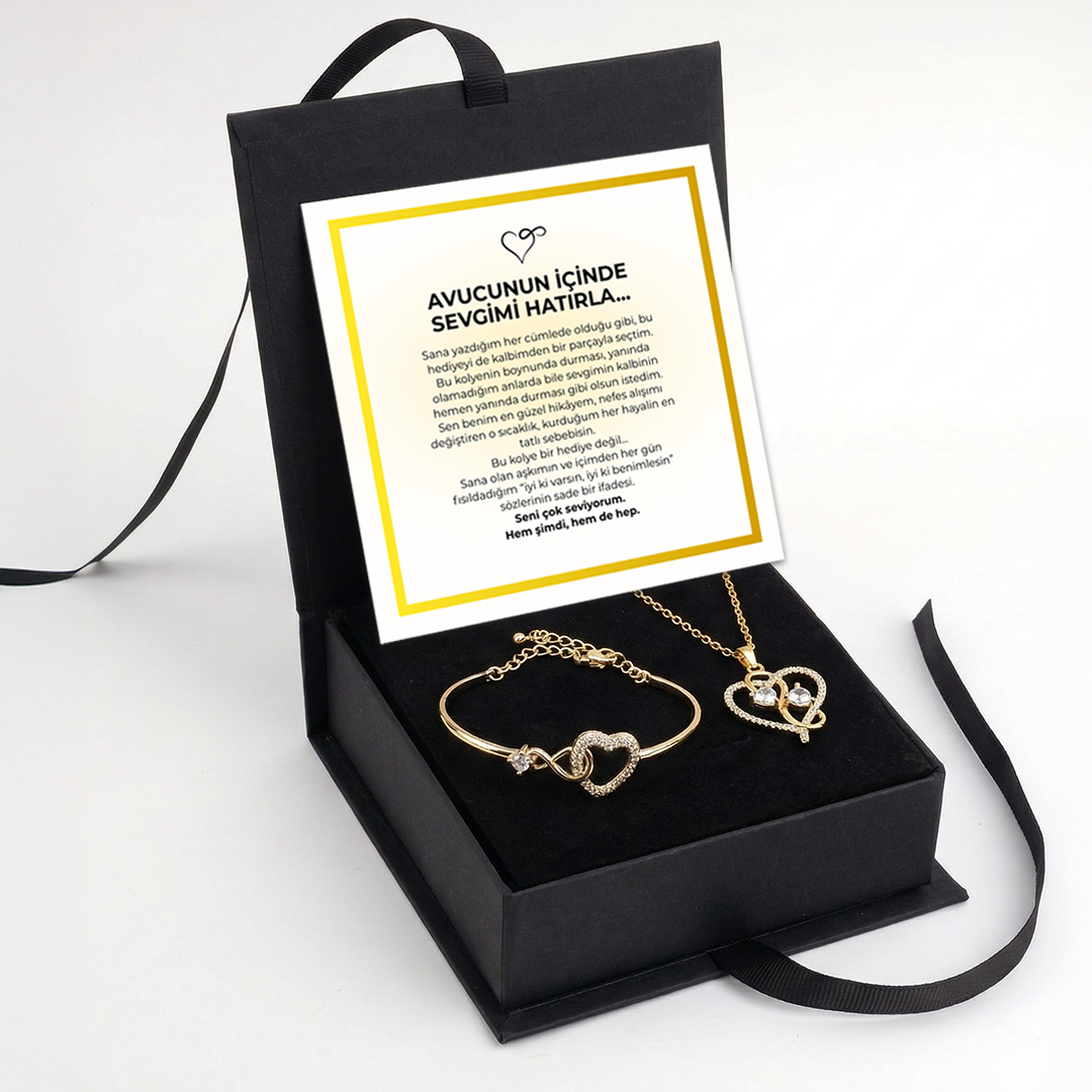 „Für meine Mama“ Infinity-Armband mit Notiz und Geschenkbox