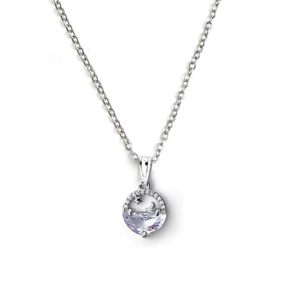 “Kızıma” Ay Işığı Taşlı Kolye Anlamlı Notlu ve Kutulu