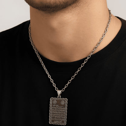 Für meine Tochter Kleeblatt-Halskette mit Notiz und Geschenkbox