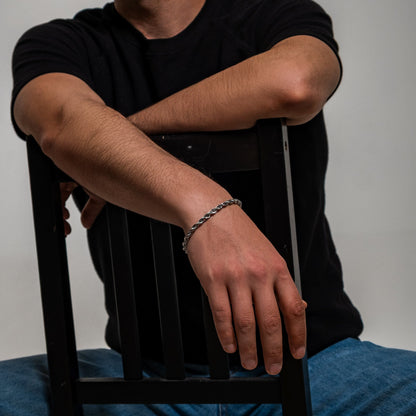 „Für meinen Sohn“-Stick-Halskette mit Notiz und Geschenkbox