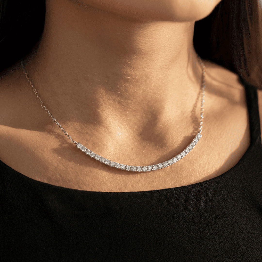 "Kadınına" Sıra Taşlı Kolye Anlamlı Not ve kutulu