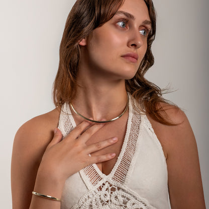 "Kadınıma" Choker Kolye-Bileklik Hediye Seti