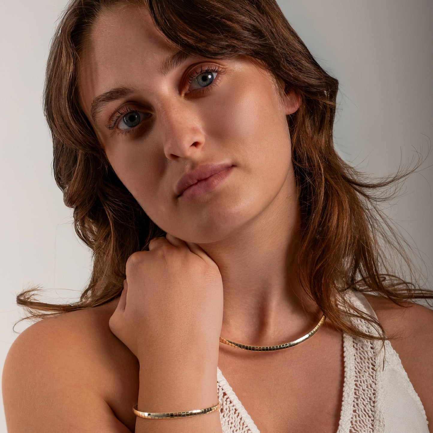 "Kadınıma" Choker Kolye-Bileklik Hediye Seti