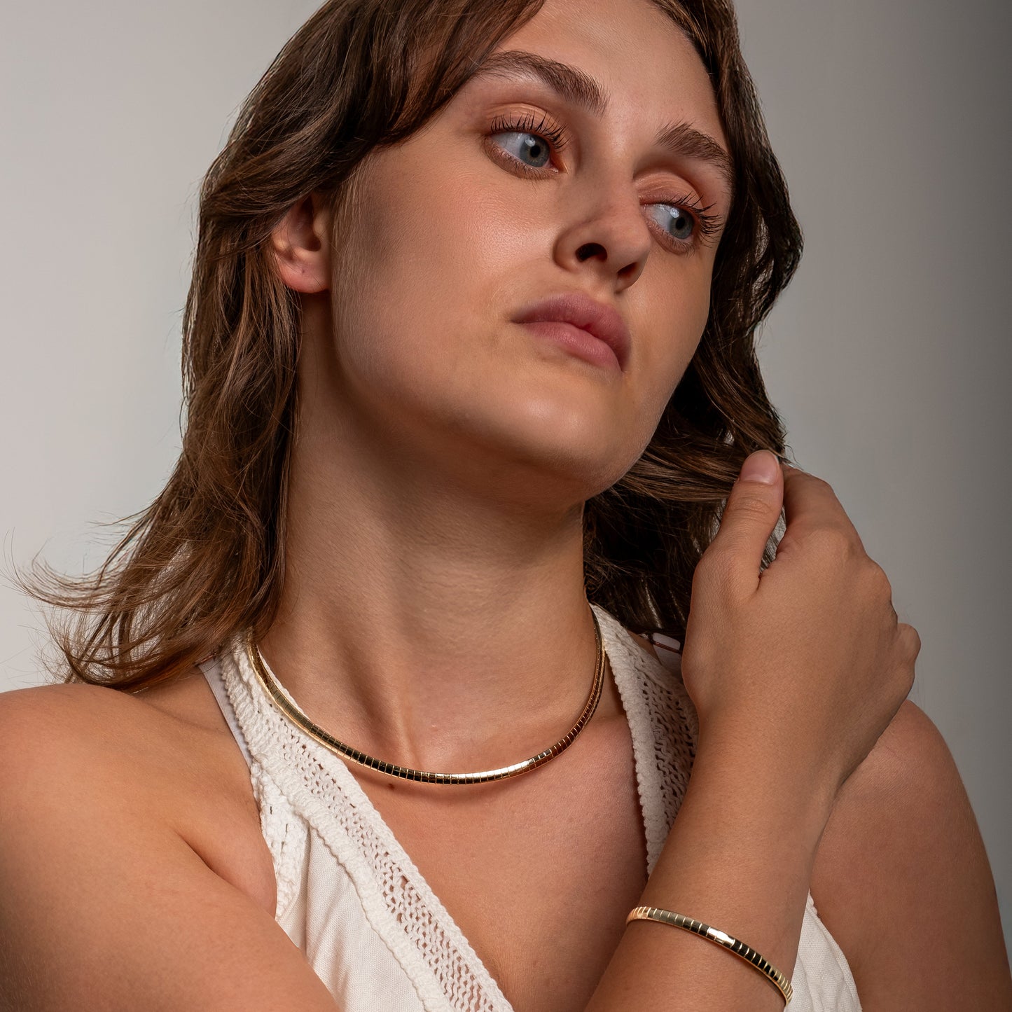 "Kadınıma" Choker Kolye-Bileklik Hediye Seti