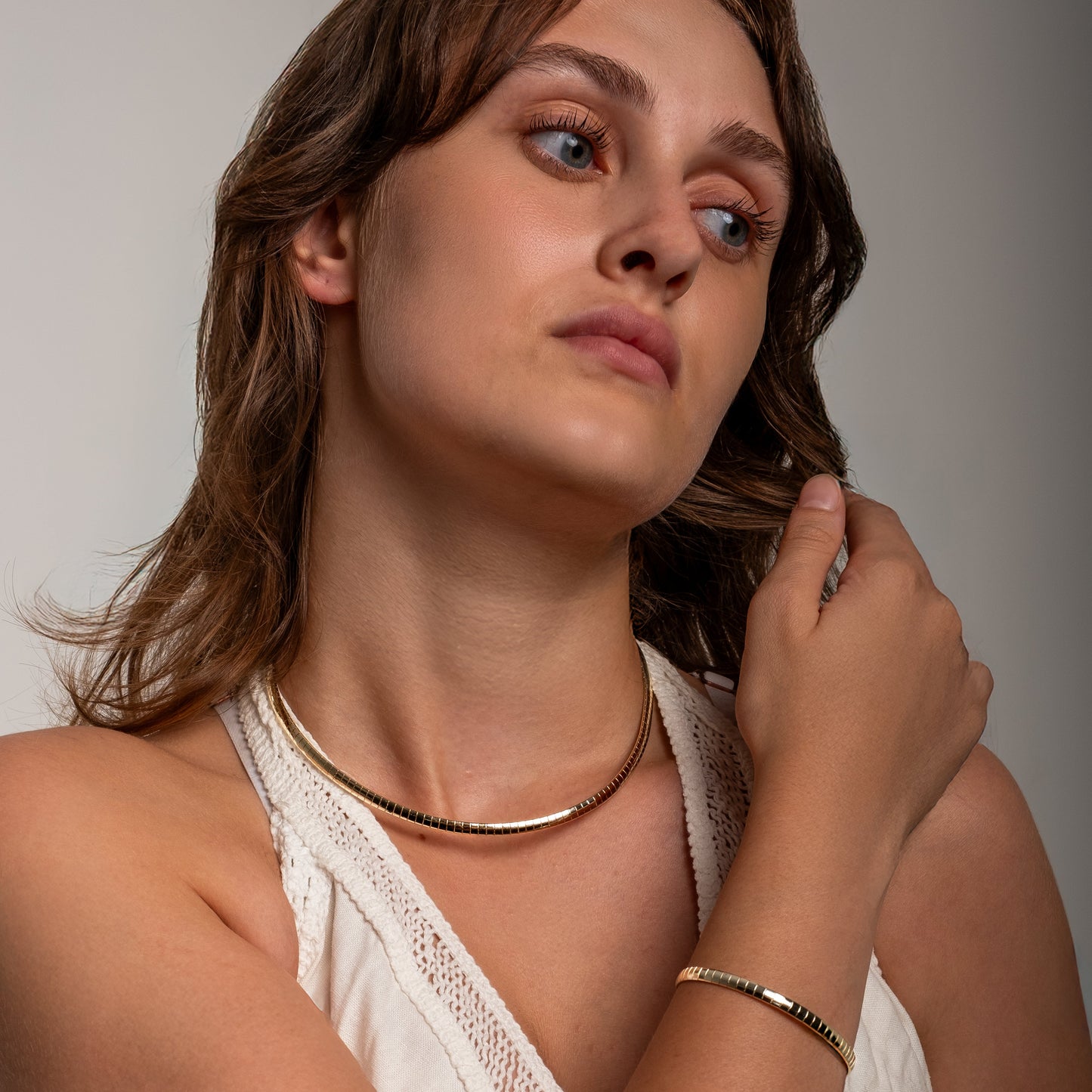 ''Kızıma'' Choker Kolye-Bileklik Seti