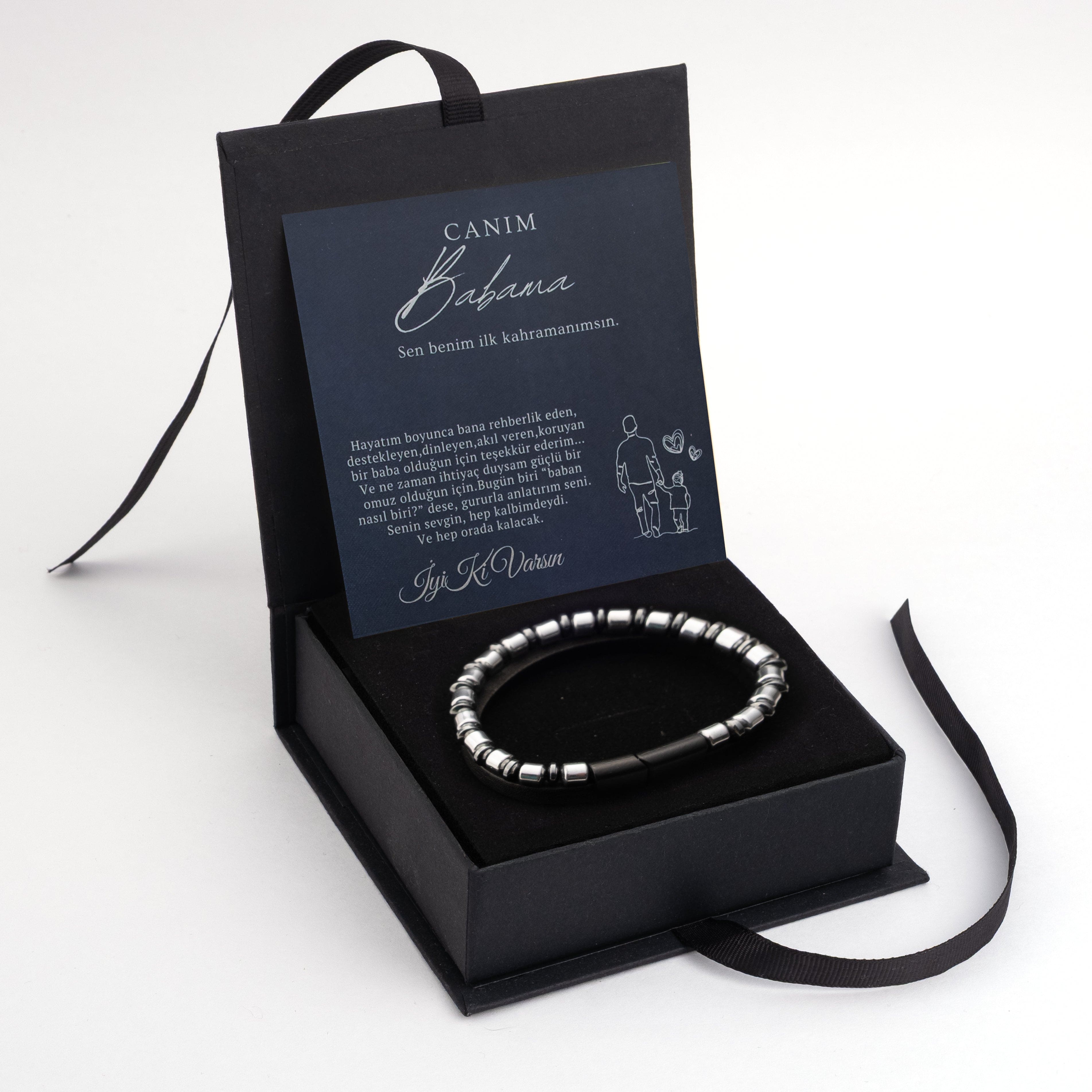 +1200₺'de Canım Babam Magneto Bileklik Ücretsiz