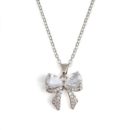 Für meine Tochter Kleeblatt-Halskette mit Notiz und Geschenkbox