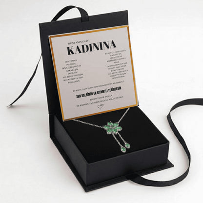 „To My Love“ Liebesherz-Stahlkette mit Notiz und Geschenkbox