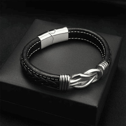 Oğlunuz İçin Sonsuzluk Düğümü Bileklik Notlu Hediye Kutulu