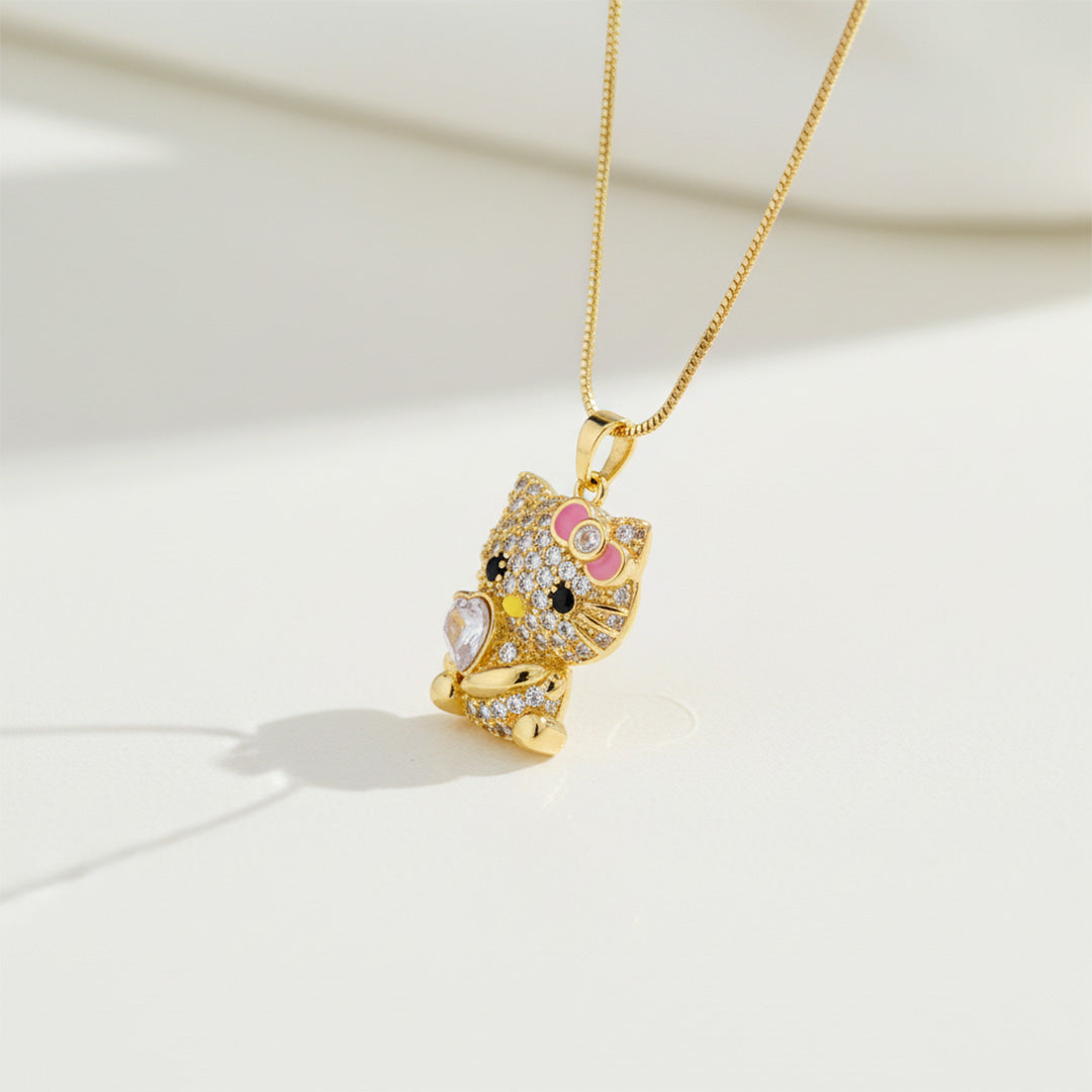 „To My Love“ Liebesherz-Stahlkette mit Notiz und Geschenkbox