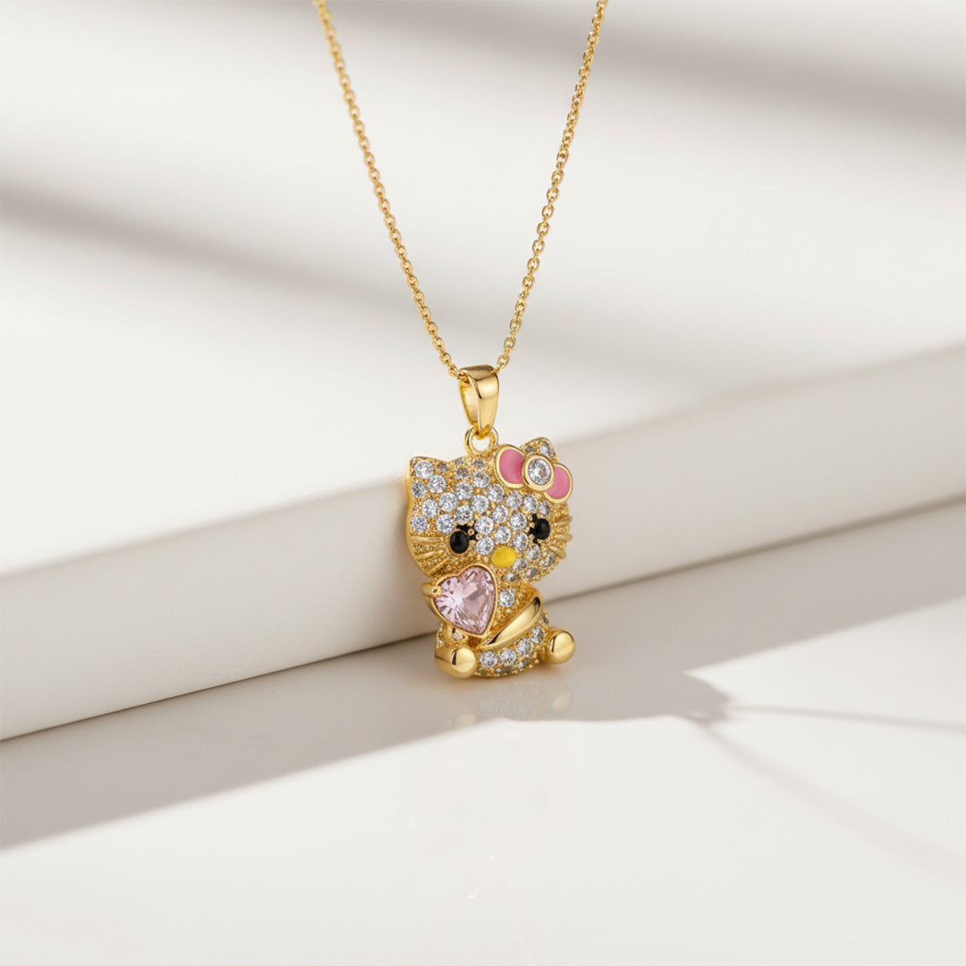 „To My Love“ Liebesherz-Stahlkette mit Notiz und Geschenkbox