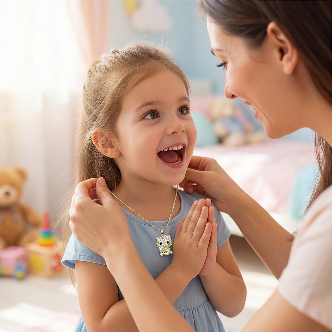 „To My Love“ Liebesherz-Stahlkette mit Notiz und Geschenkbox